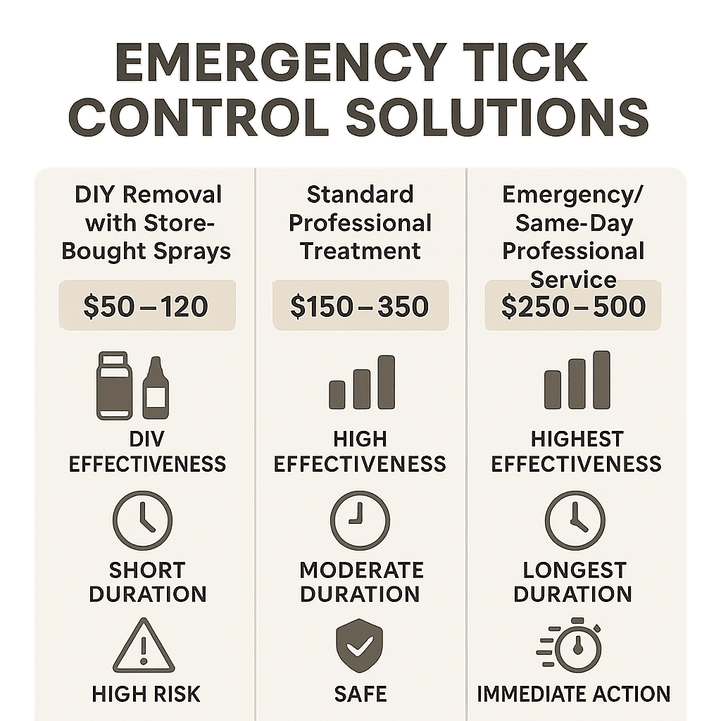 Cost of emergency tick control Alpharetta Georgia