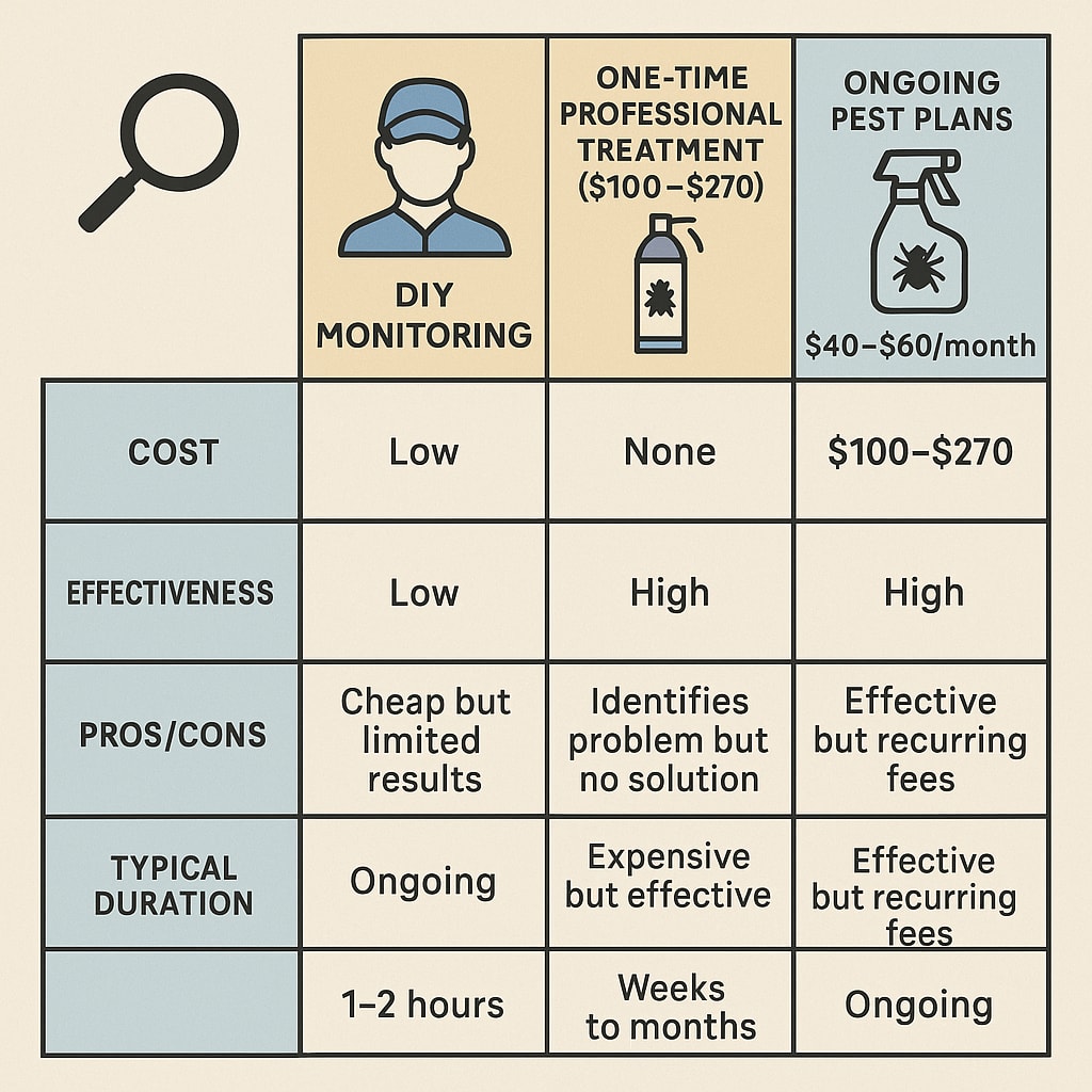 Cost of cockroach inspection Sandy Springs Georgia
