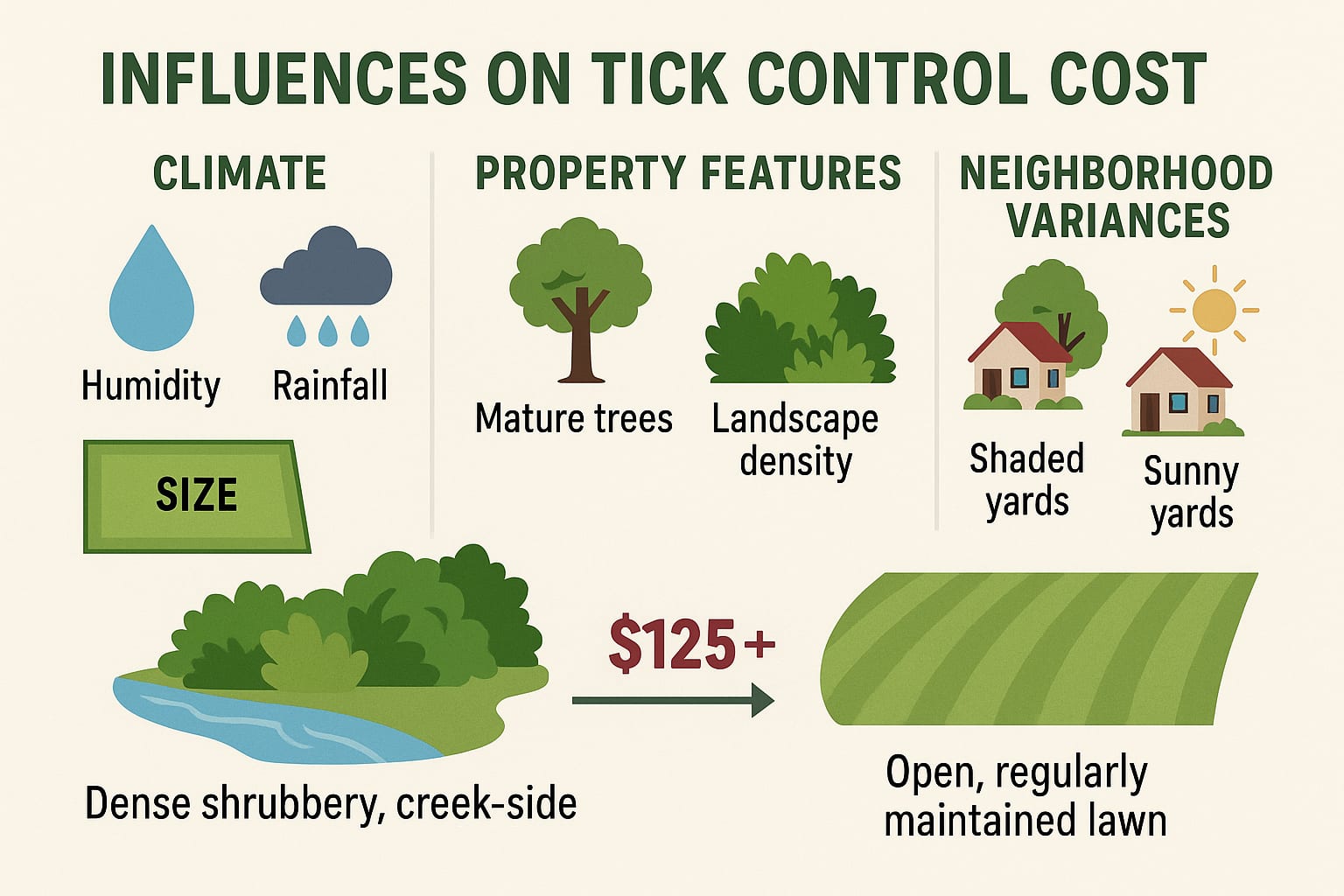 Influences on tick control cost in Alpharetta