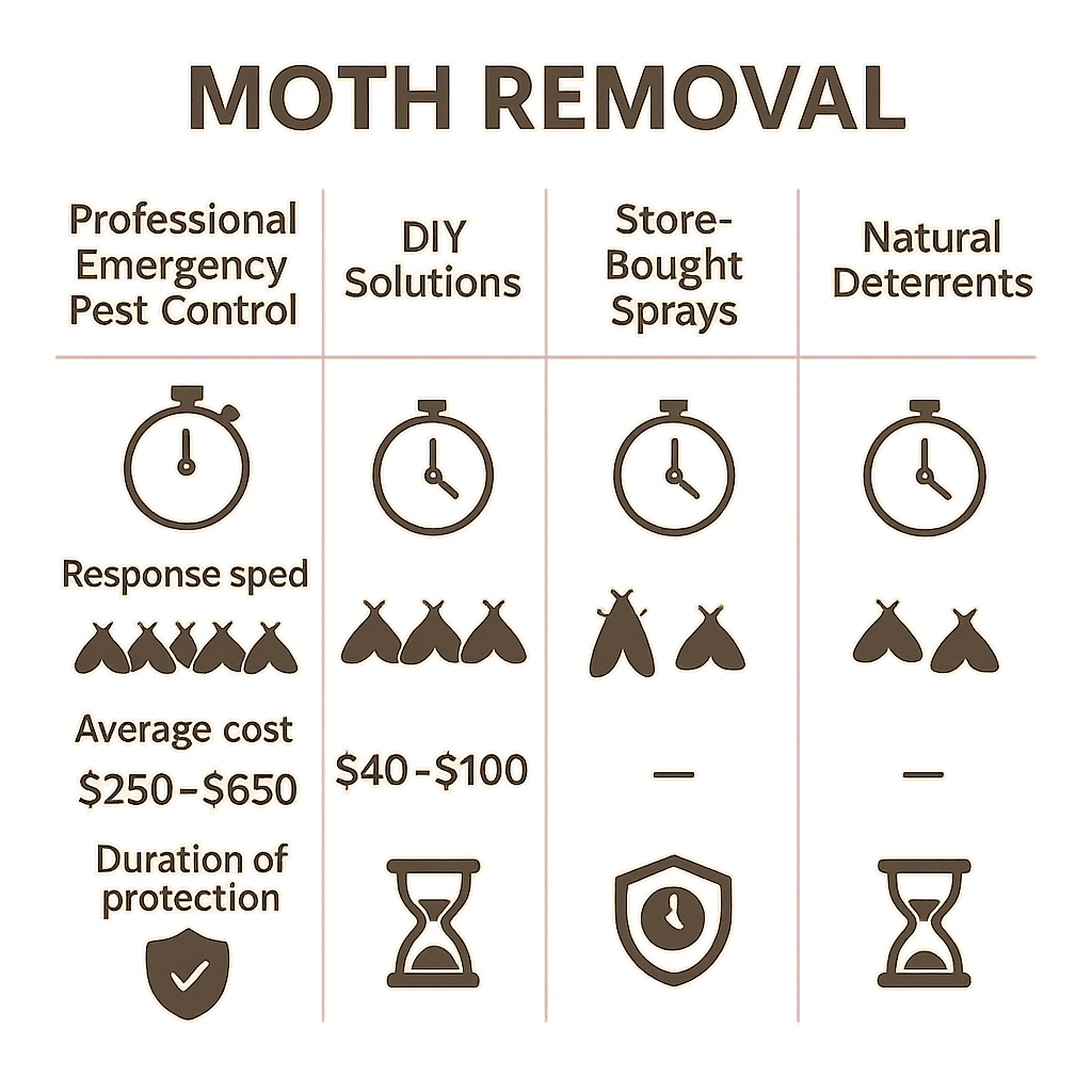 Costs of Emergency Moth Control Alpharetta GA