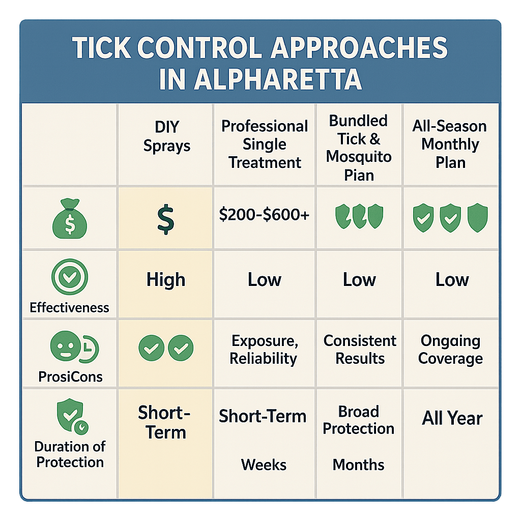 Price of top rated tick control Alpharetta GA
