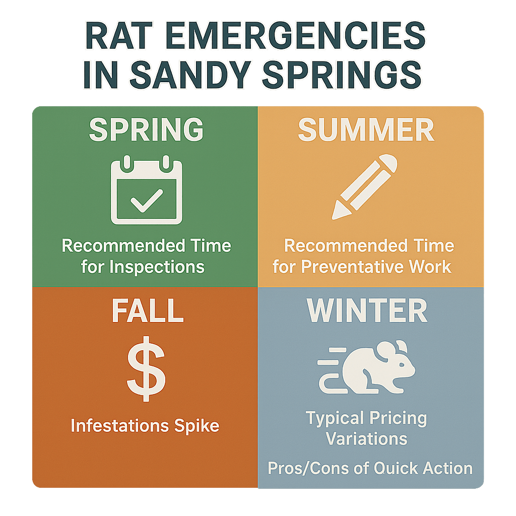 Timing Your Rat Control: Why the Season Makes All the Difference in Sandy Springs
