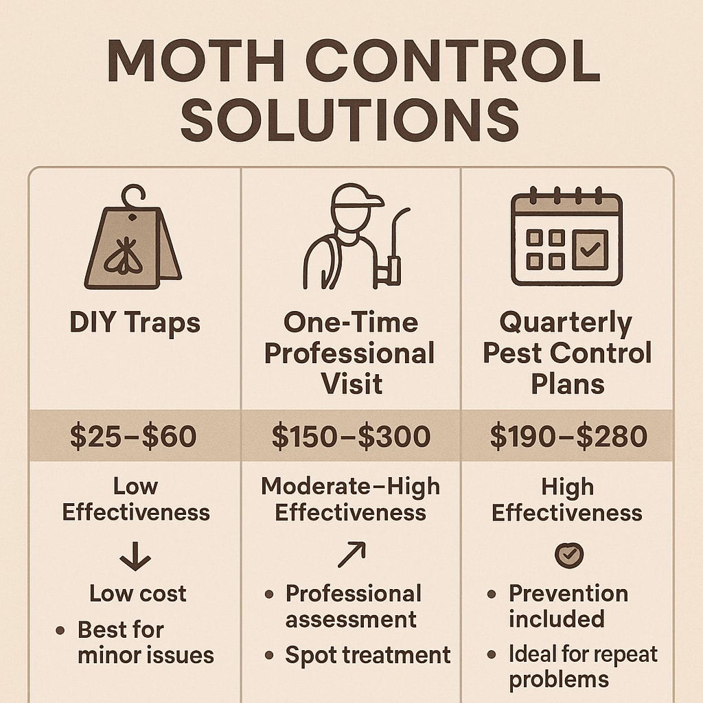 Moth control cost Peachtree City