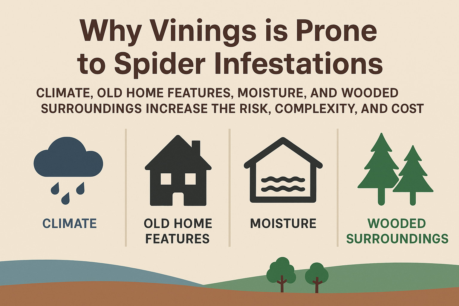 Simple ways to keep spiders away in Vinings homes