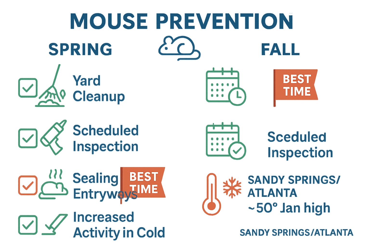 Mouse Activity Spikes as Temperatures Drop in Sandy Springs
