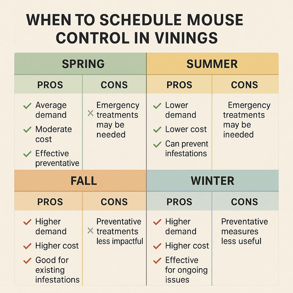 Timing Is Everything When Dealing With Mice in Vinings