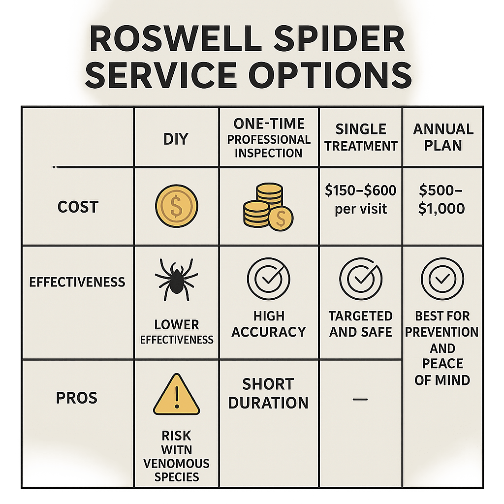 Cost of Spider Inspection Roswell, Georgia