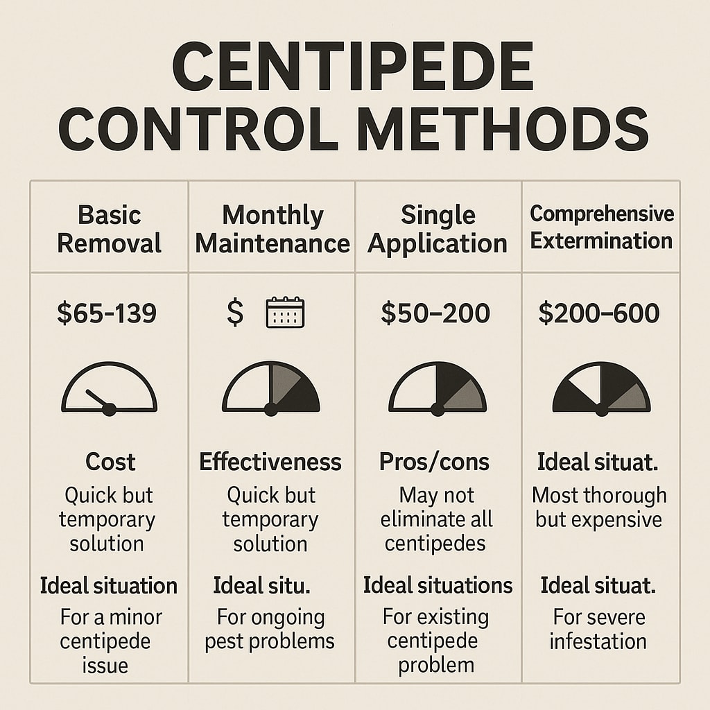 centipede control cost in Milton