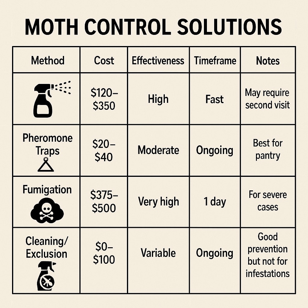 Moth Control Pricing in Johns Creek