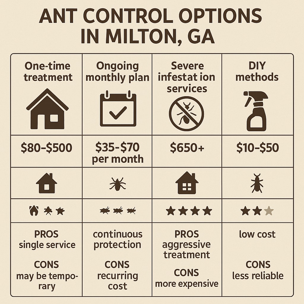 Ant Control Cost Milton