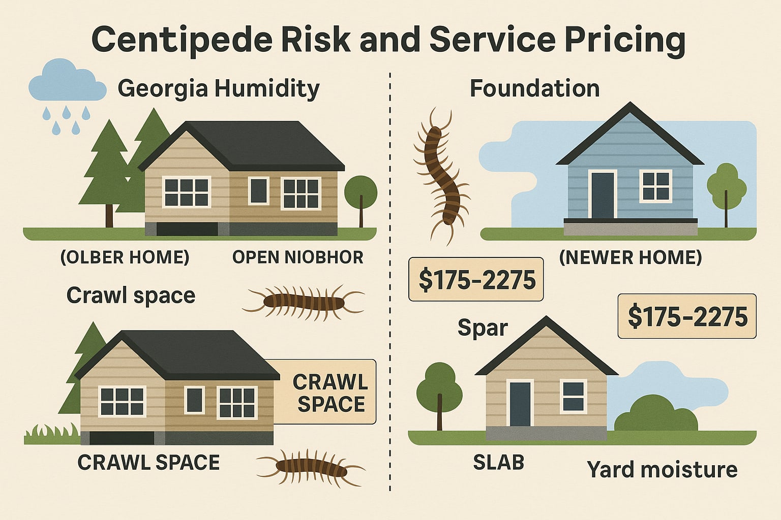 centipede control cost in Milton