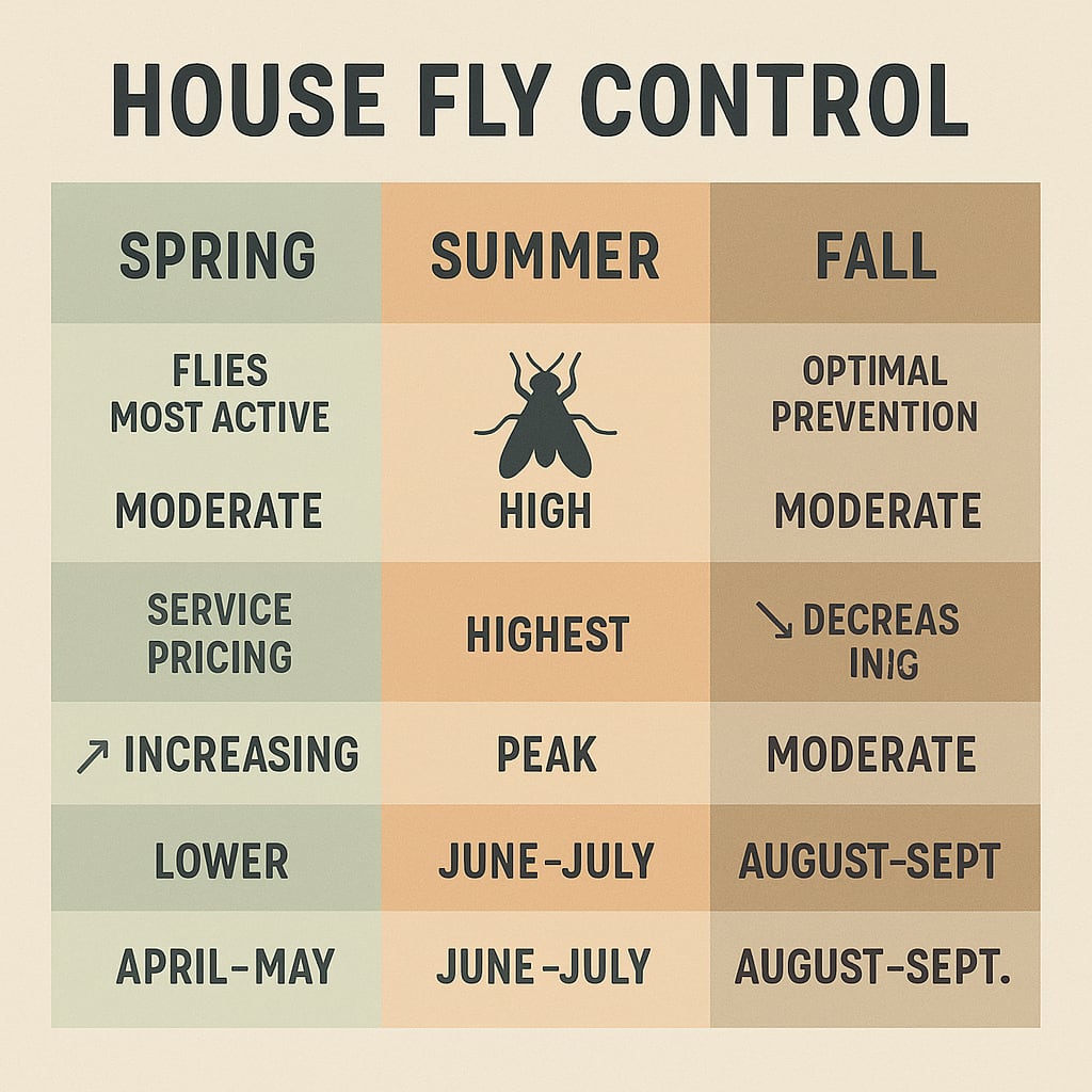 Best Time to Take Action Against House Flies in Peachtree City