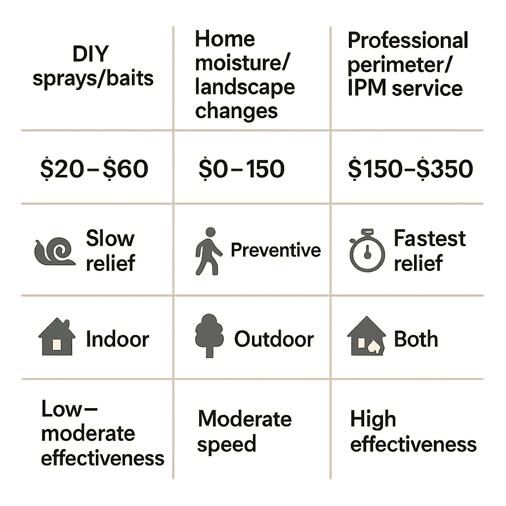 Cost of fast earwig exterminator Alpharetta GA