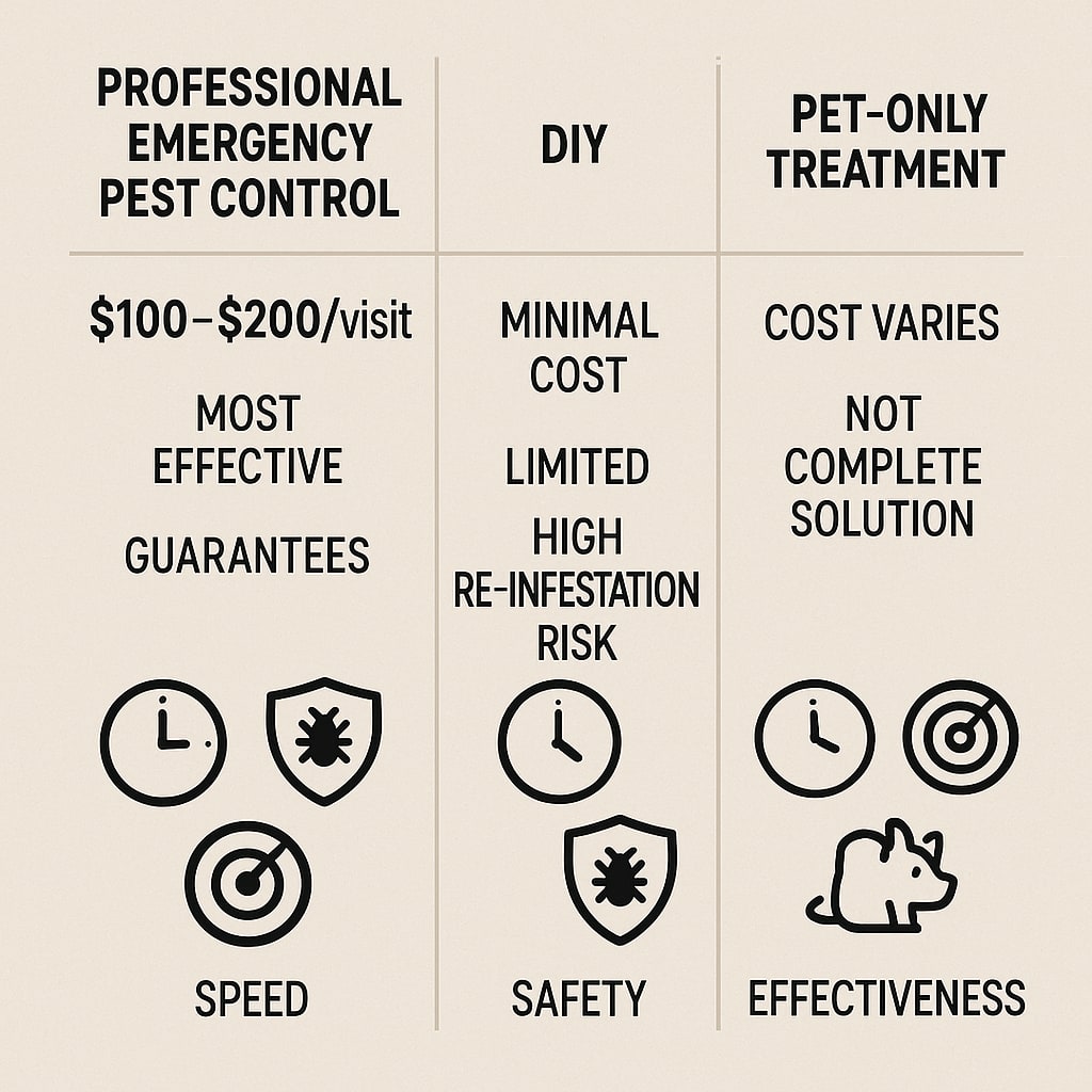 Emergency flea control Peachtree City cost for homeowners