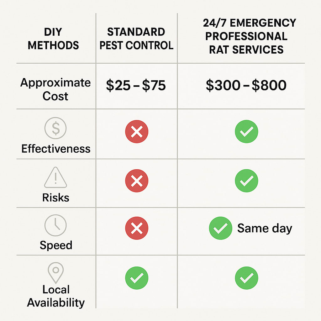 Prices of emergency rat control Alpharetta GA