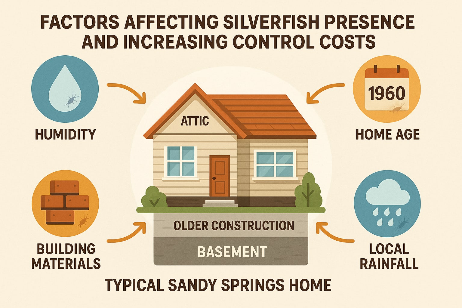 Factor Affecting Silverfish Prersence And Increasing Control Costs