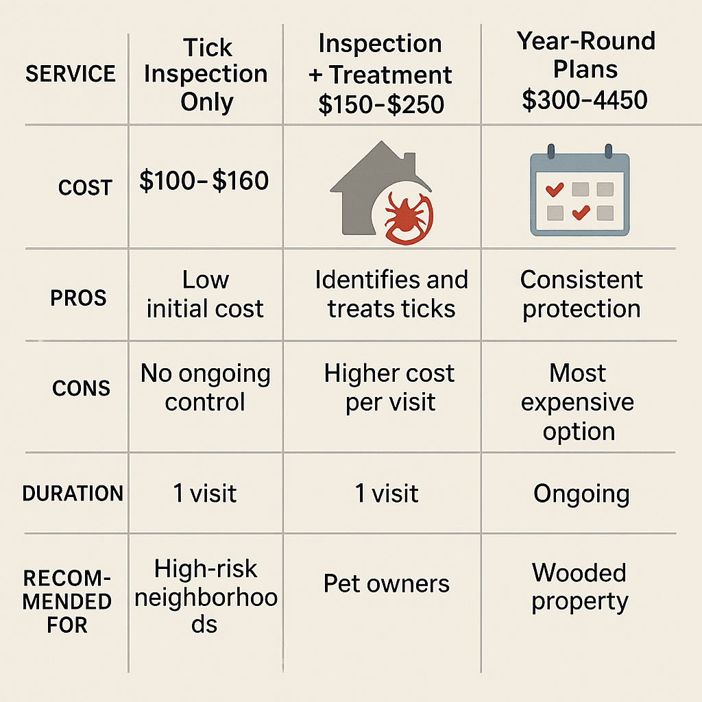 Cost of Tick Control in Johns Creek