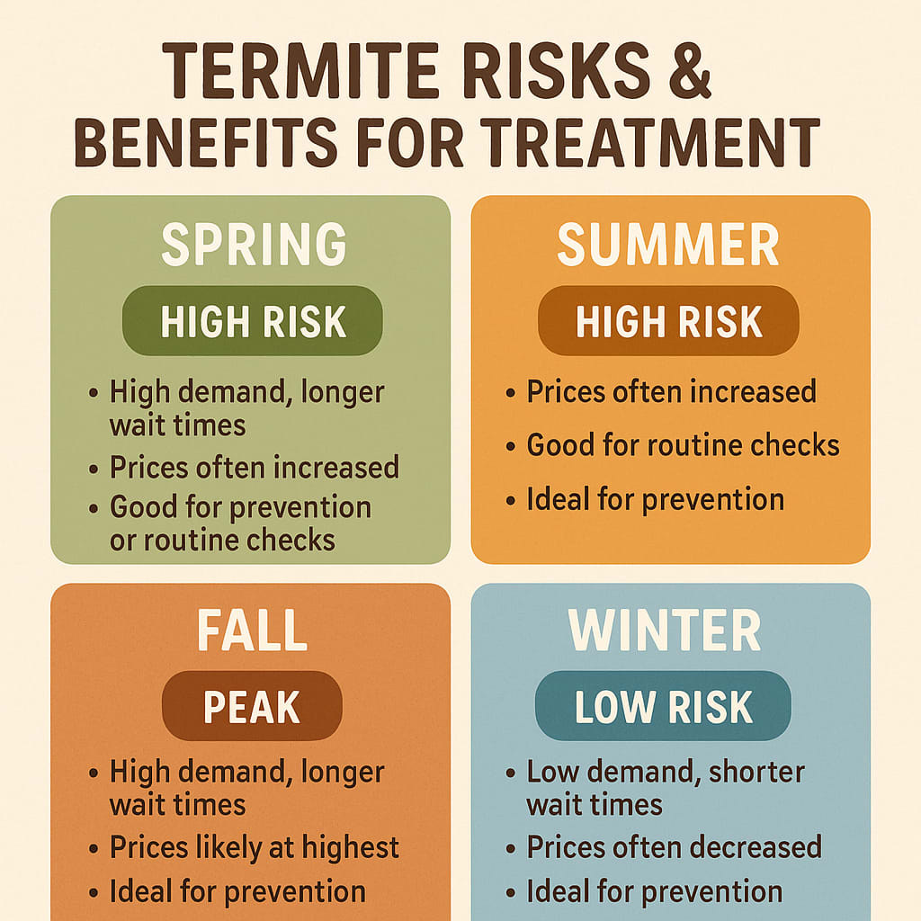 Seasonal termite control in peachtree city