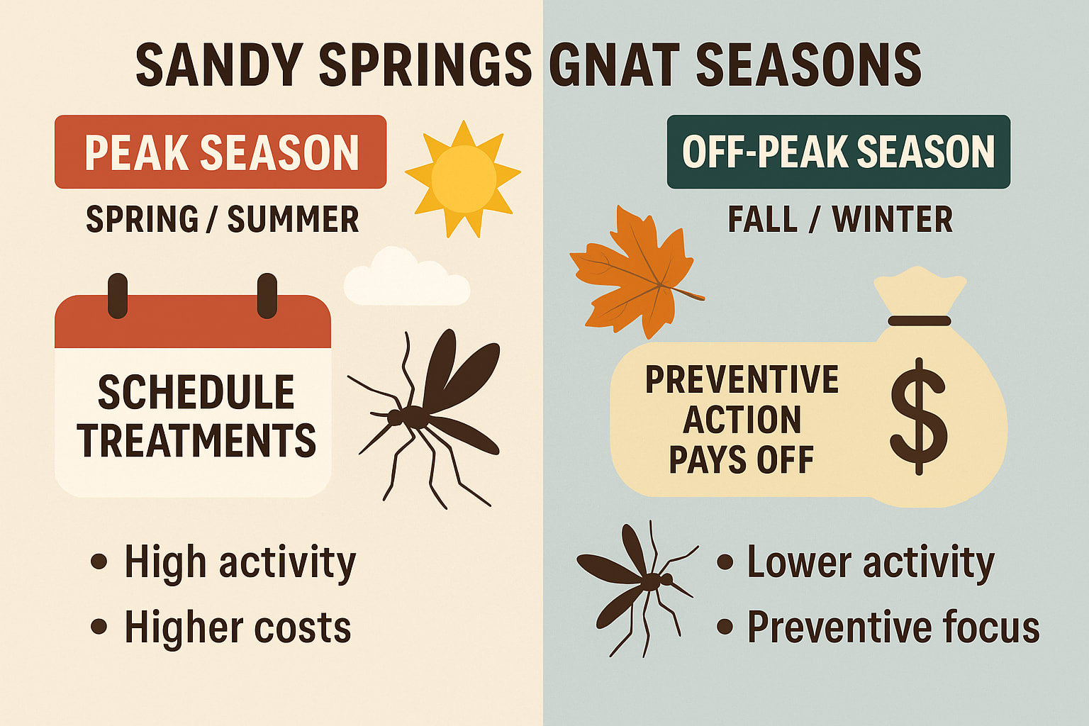 Pick the Right Time for Gnat Control in Sandy Springs