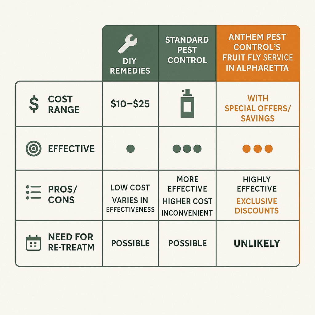 Costs of fruit fly exterminator near me Alpharetta GA