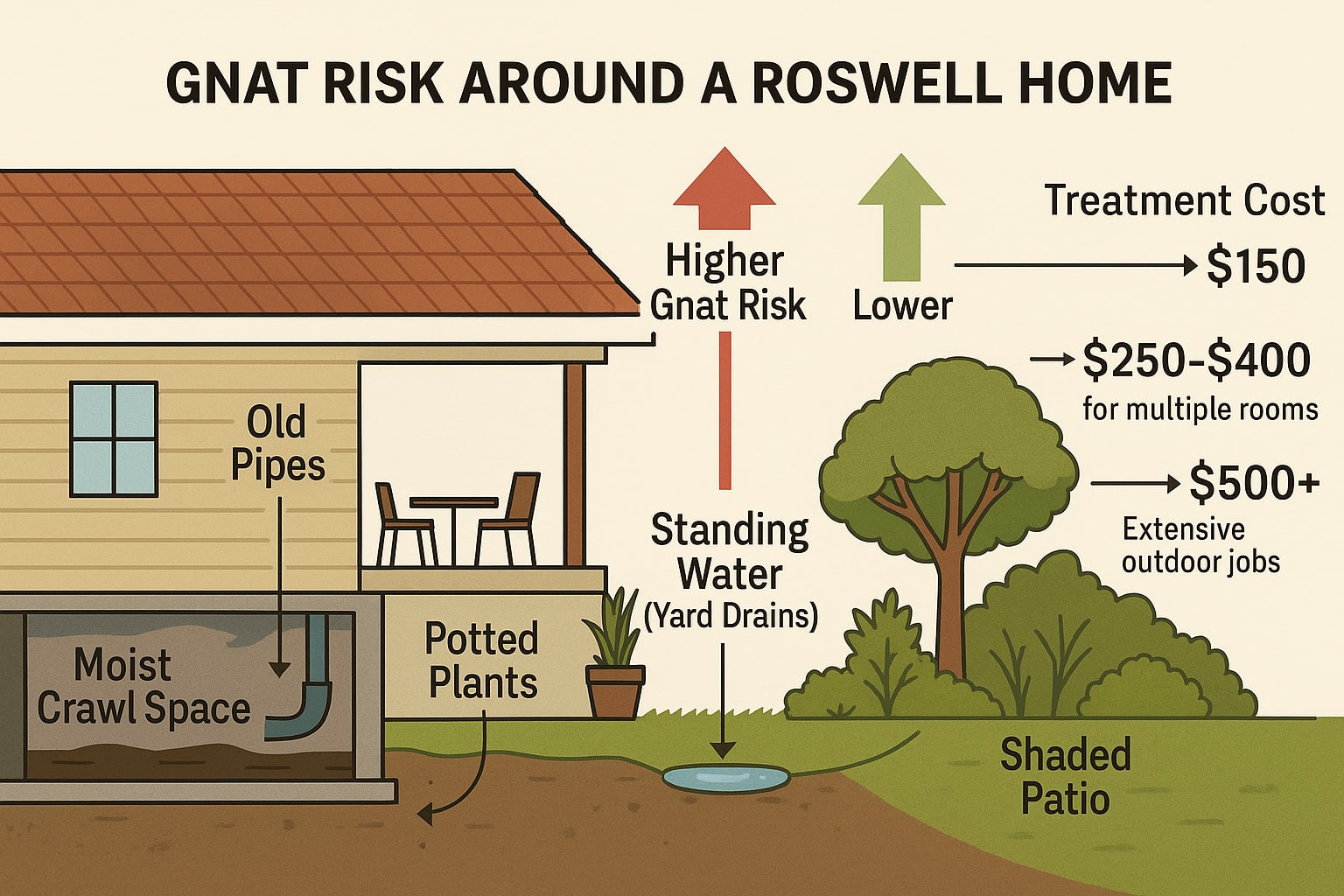 Simple gnat prevention tips for Roswell homeowners