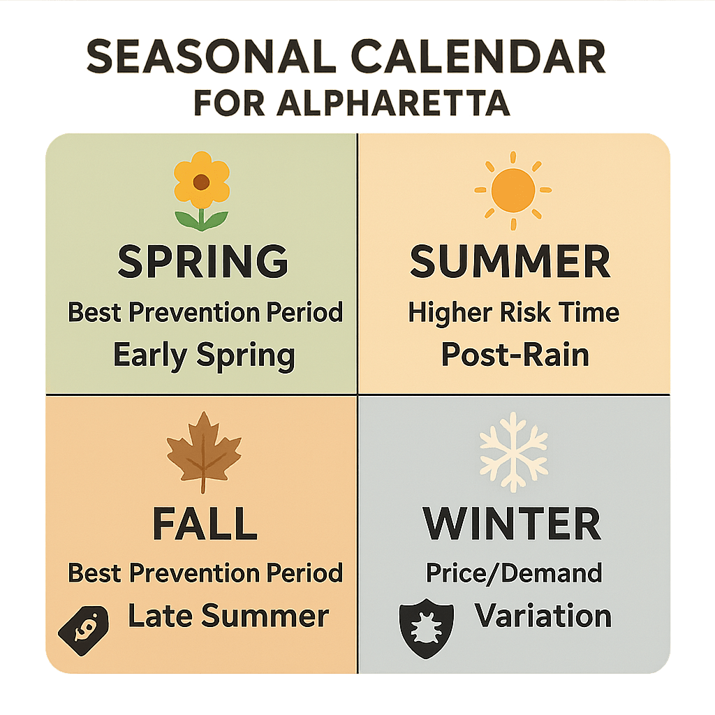 Gnat control alpharetta seasonal calendar