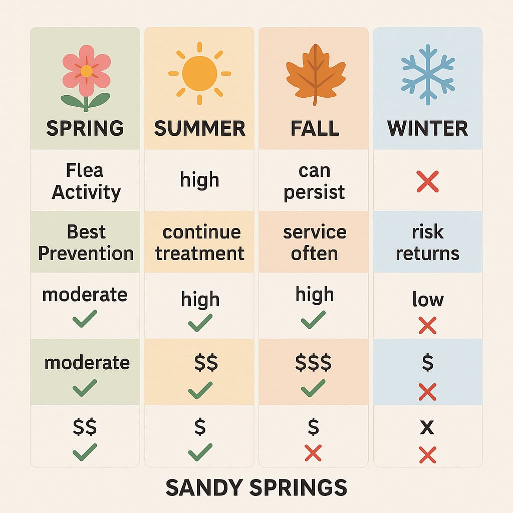 Tackle Fleas in Sandy Springs