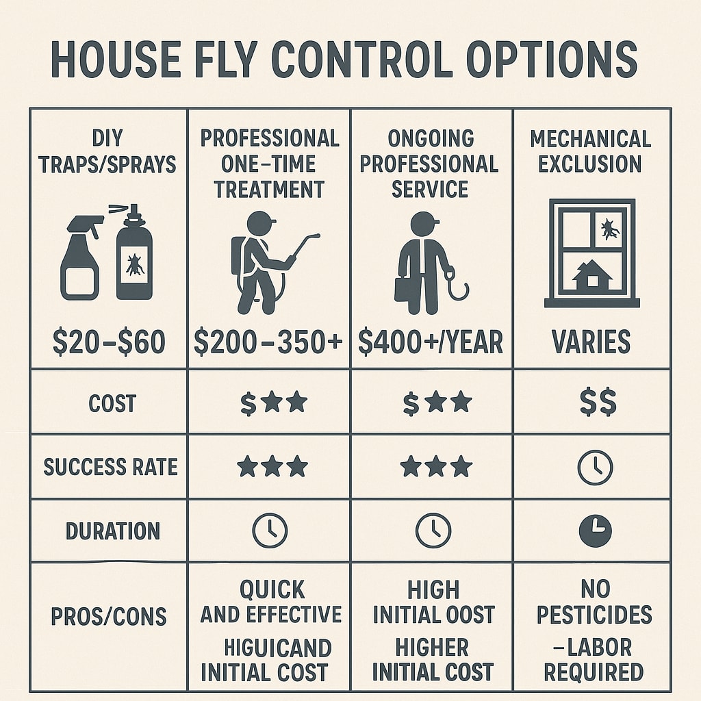 Cost of House Fly Control Milton GA