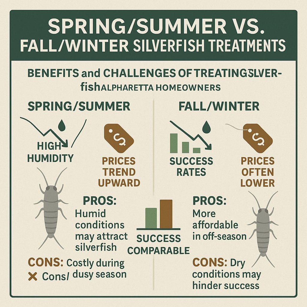 Timing Your Silverfish Control in Alpharetta