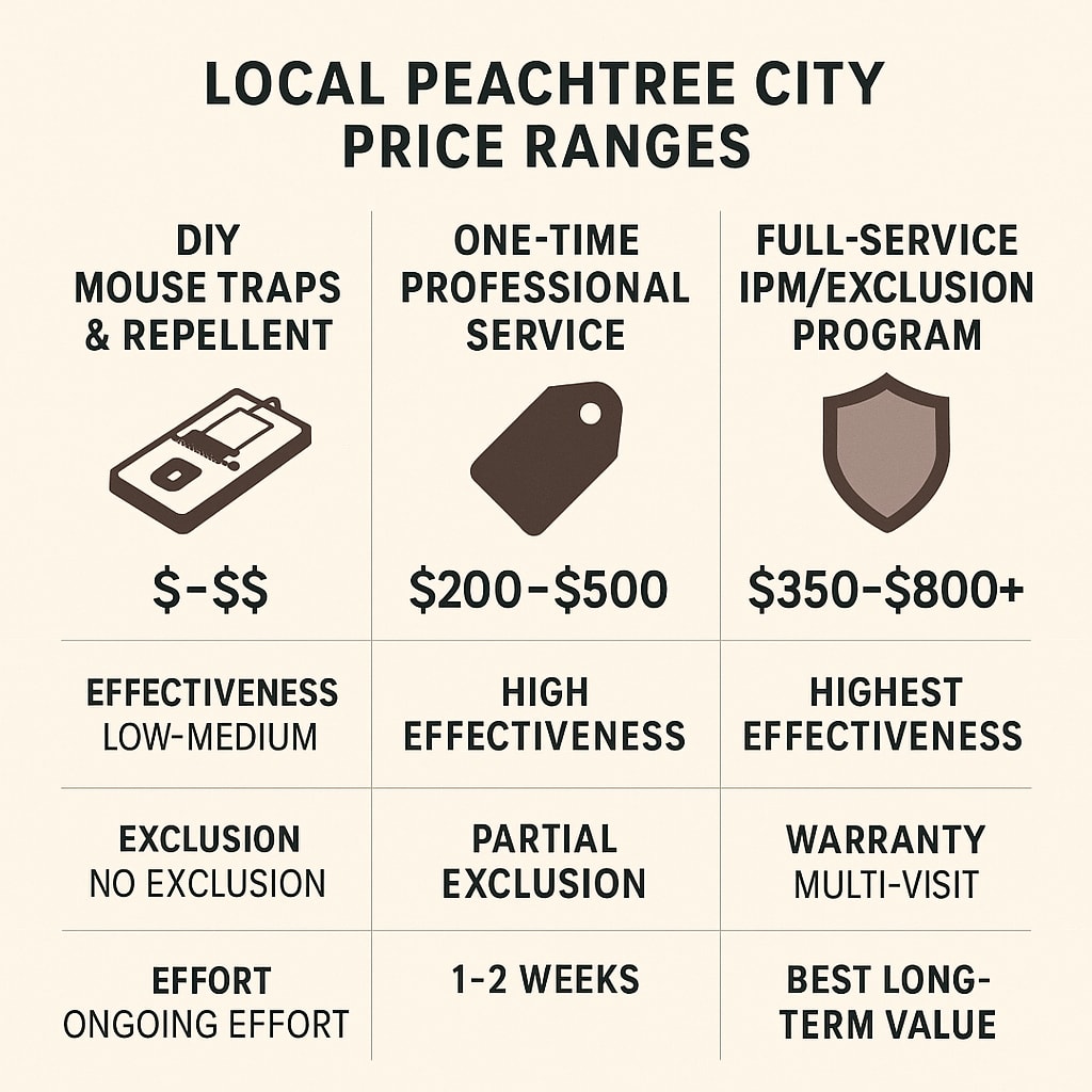 Price of Mouse Control Peachtree City, Georgia