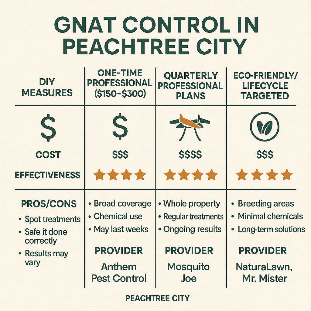 Gnat control Peachtree City GA pricing and services