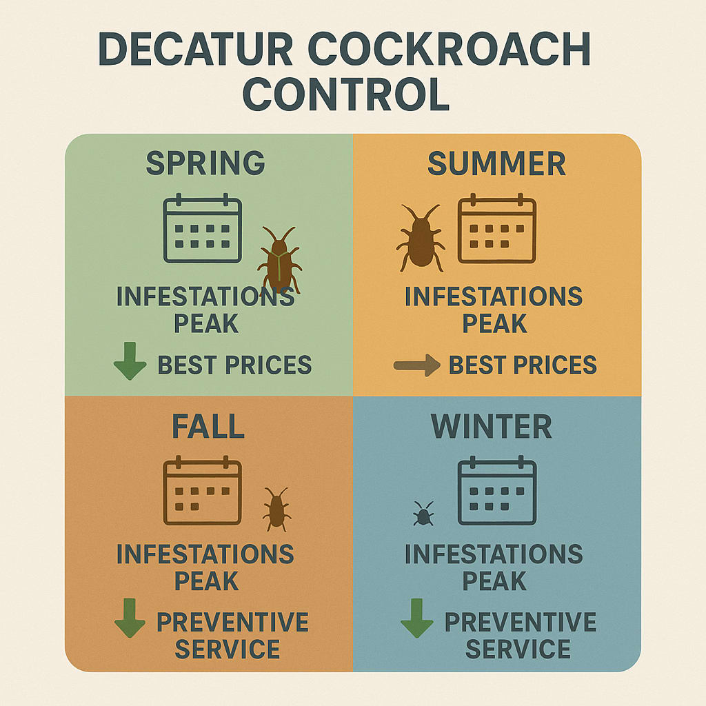 Cockroach Control Cost Decatur