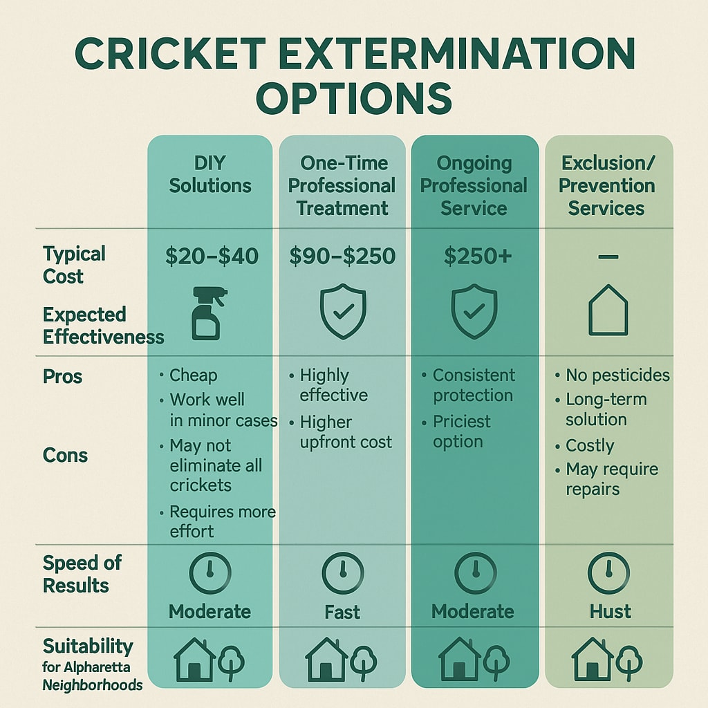 Cost of Fast Cricket Exterminator Alpharetta GA