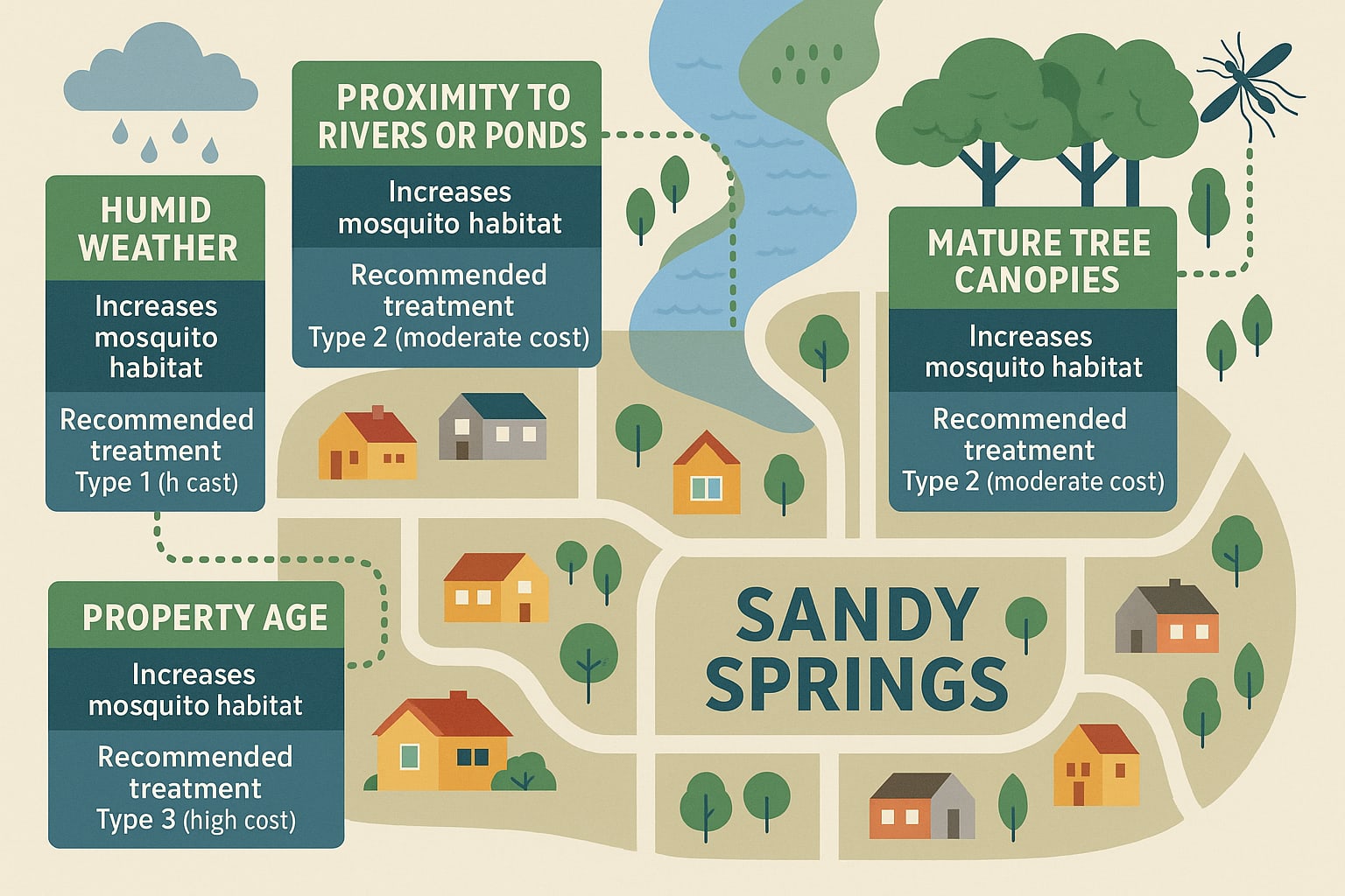 Easy Ways to Cut Down Mosquitoes & Save on Control Costs in Sandy Springs