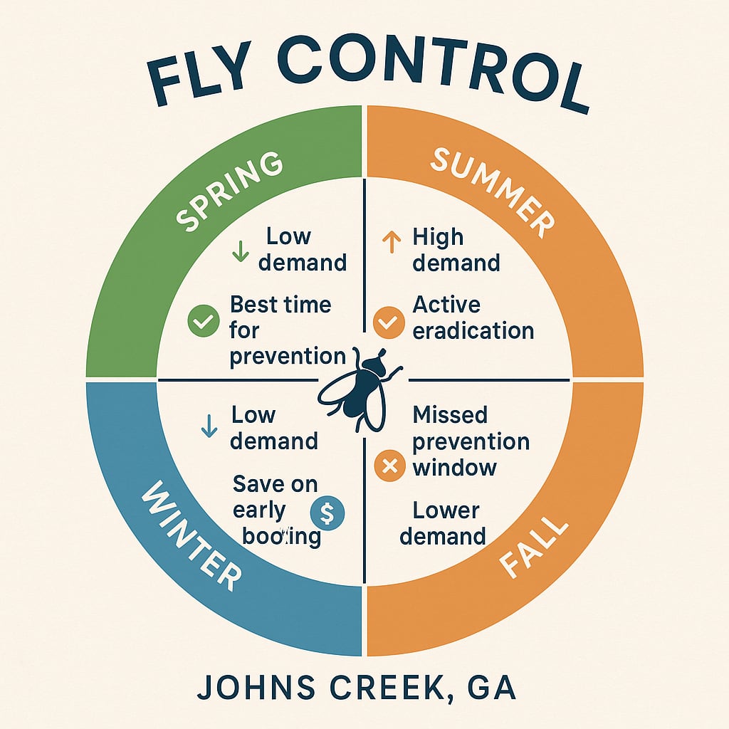 Right Time for House Fly Control in Johns Creek