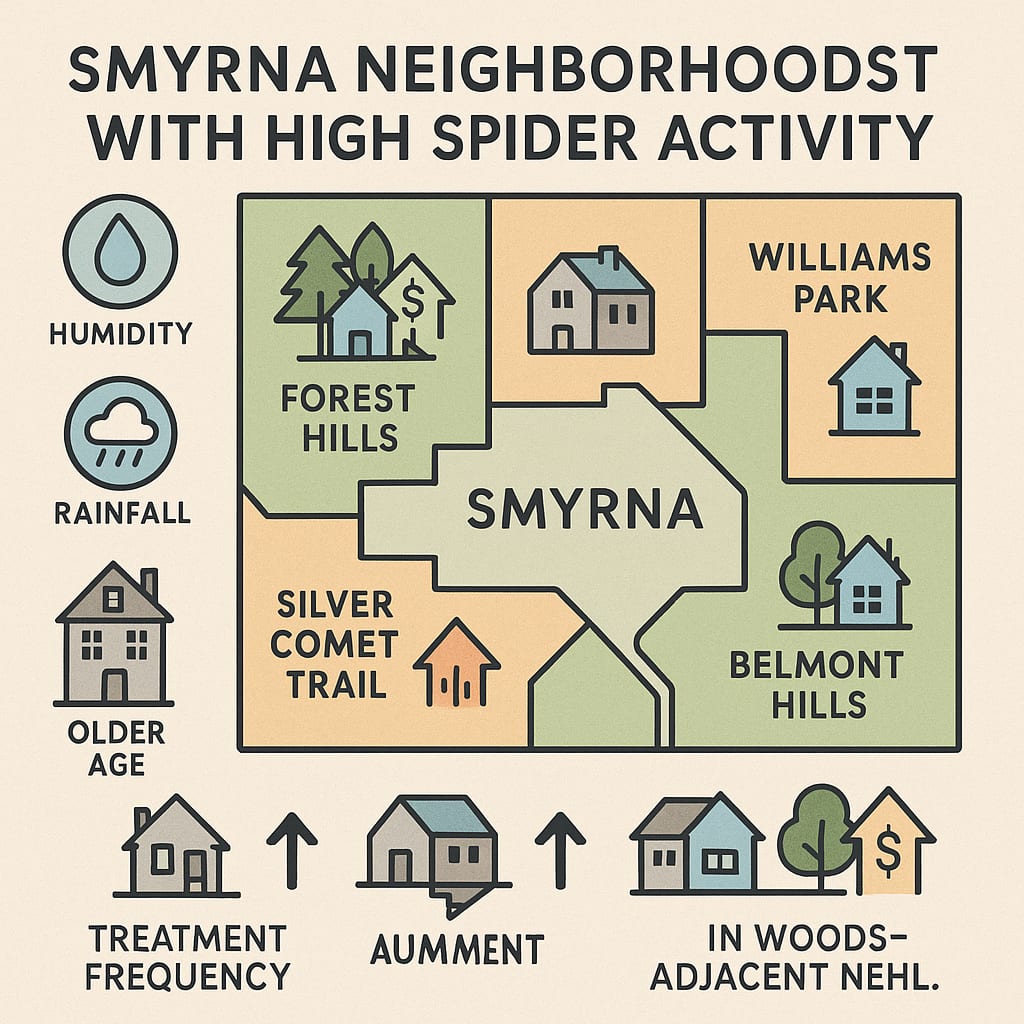 Keep Spiders Out and Save on Pest Control in Smyrna 