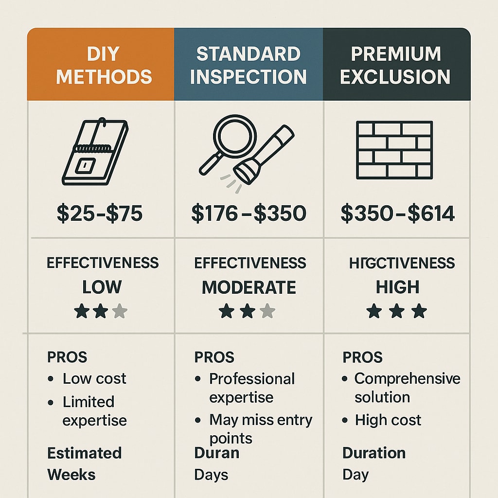 Diy Methods, Standard inspection, premium exclusion in Rat Inspection Johns Creek