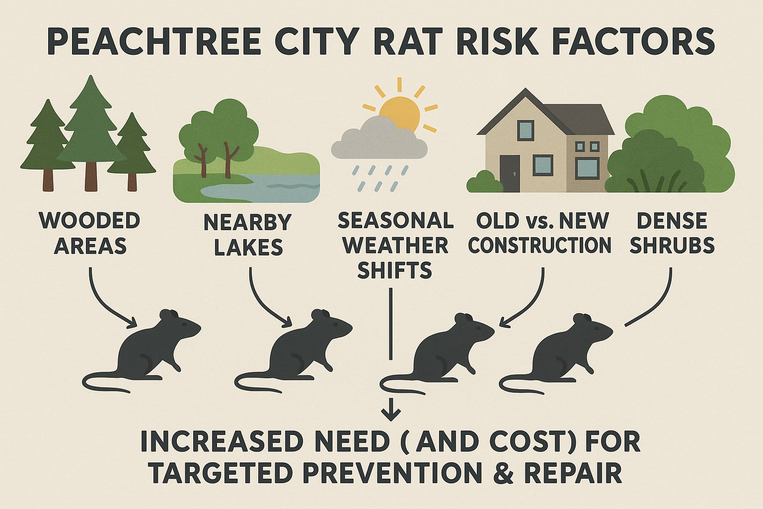 Keep Rats Out of Your Peachtree City Home
