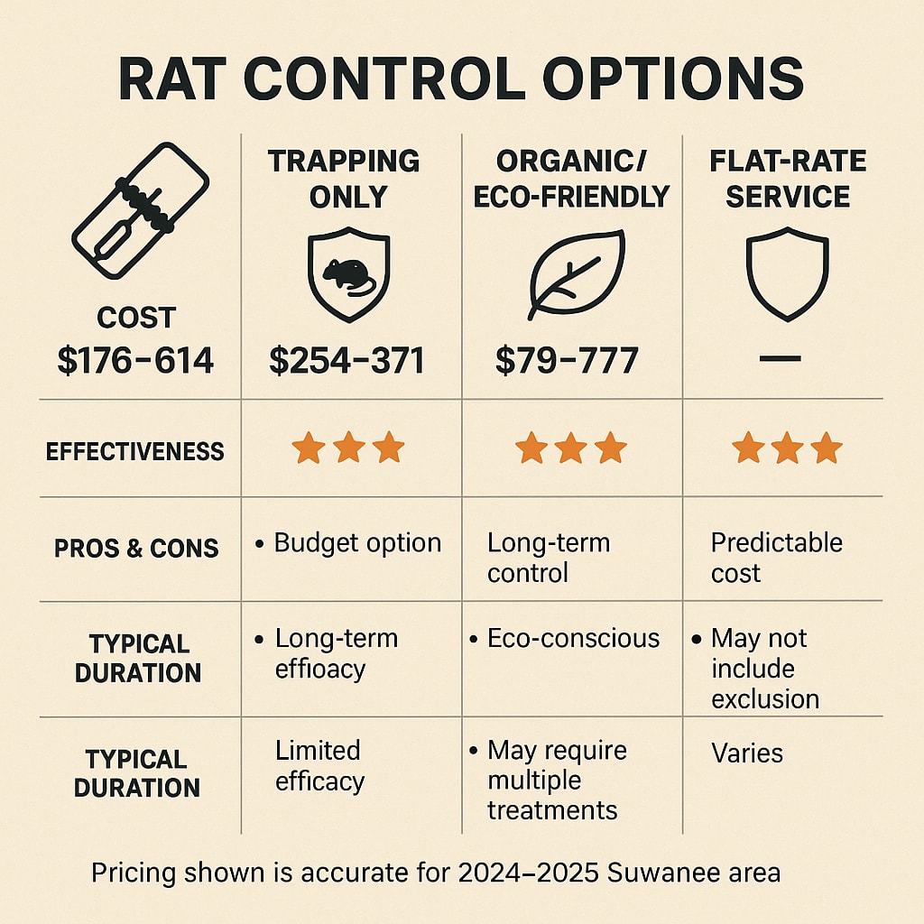 Rat control cost Suwanee GA