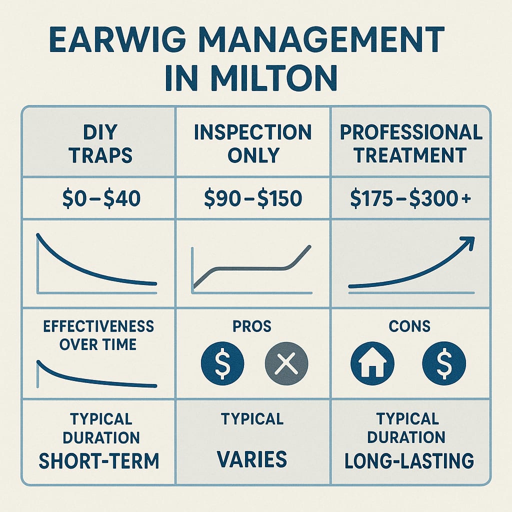 Earwig Inspection Milton and Control Costs