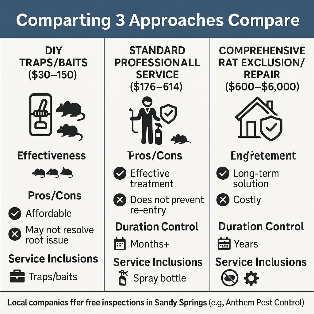 Rat Control Cost in Sandy Springs