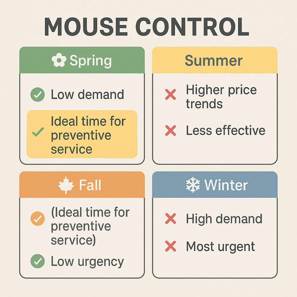 Smartest Time to Tackle Mouse Control in Suwanee
