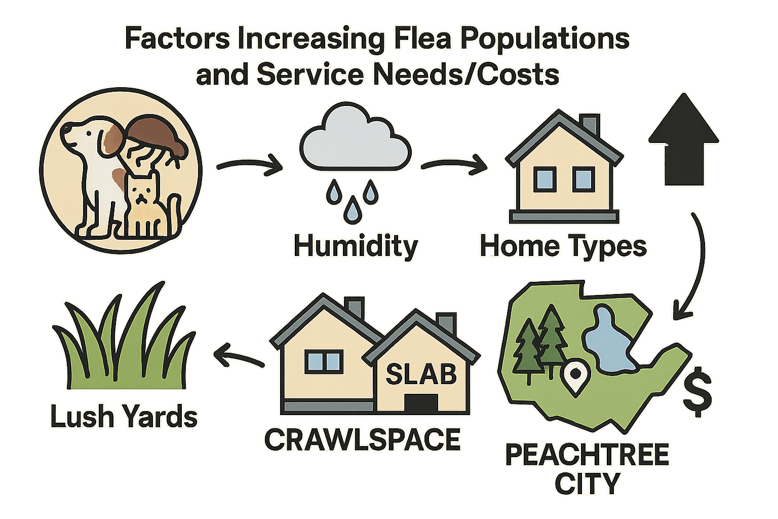 Simple Steps to Keep Flea Problems in Peachtree City