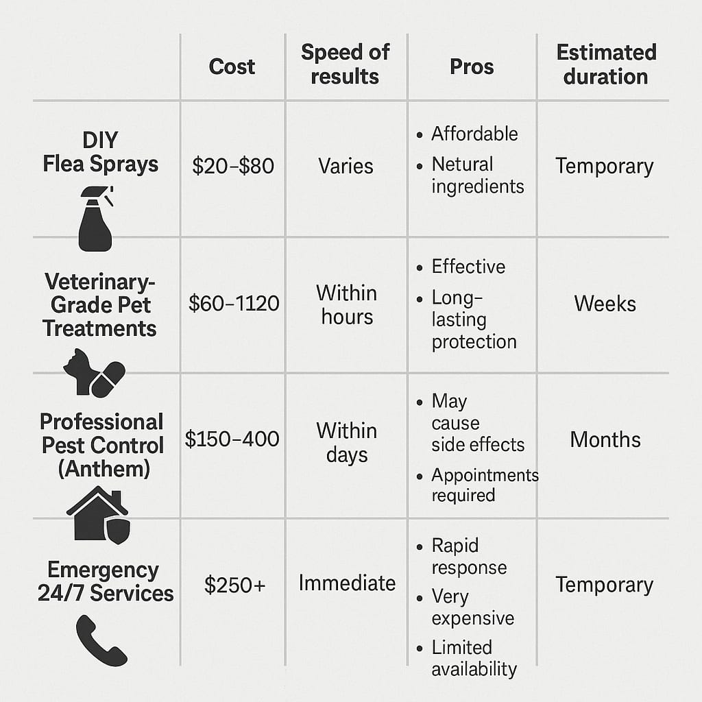 Cost of emergency flea control Sandy Springs GA