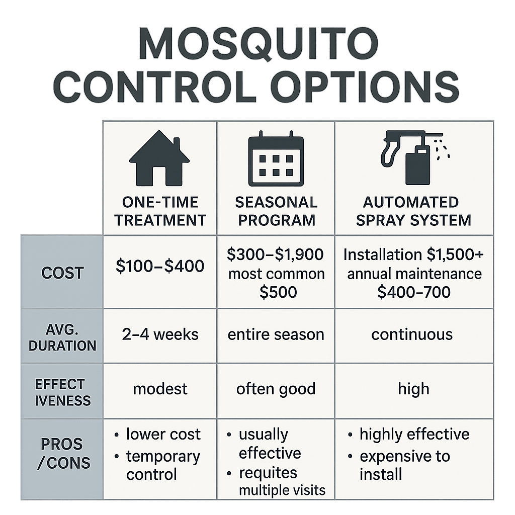 mosquito control cost in Johns Creek