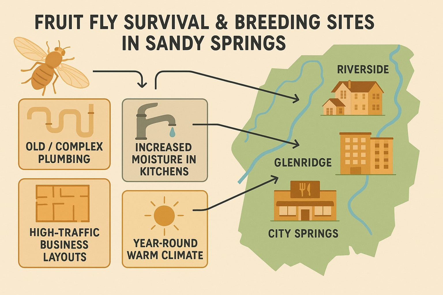 Easy steps to keep fruit flies away in Sandy Springs