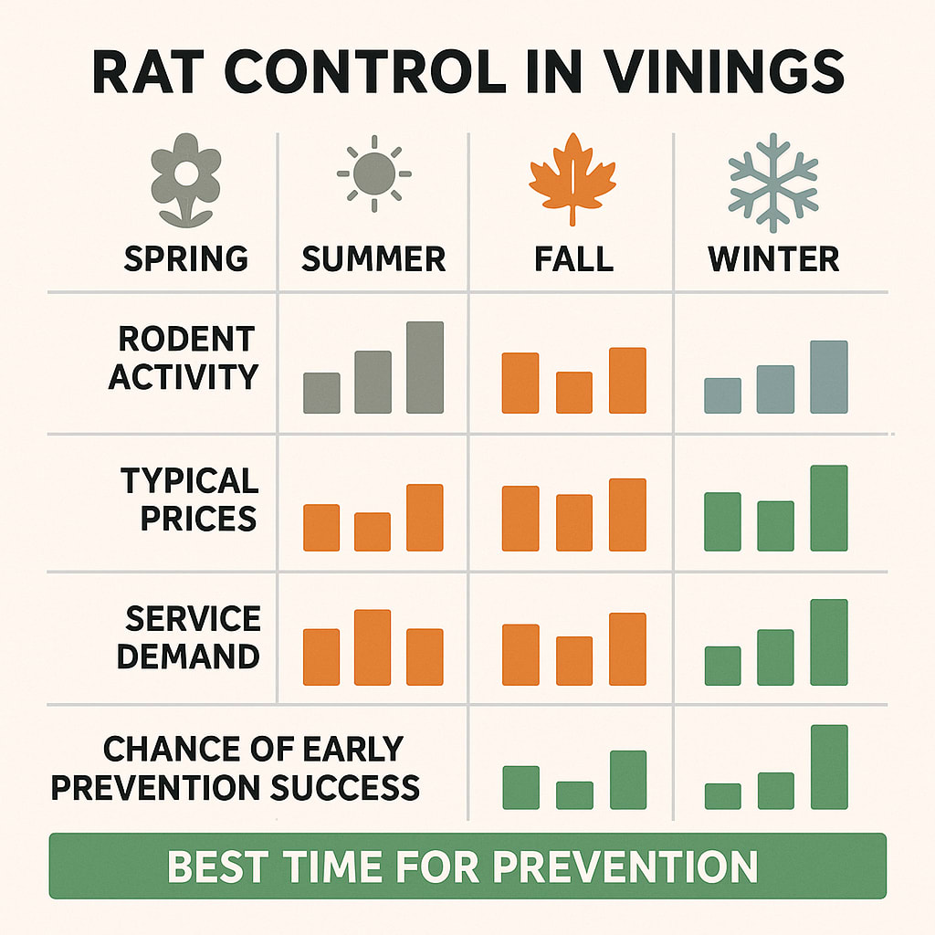 Best Time of Year for Rat Control for Vinings Homeowners