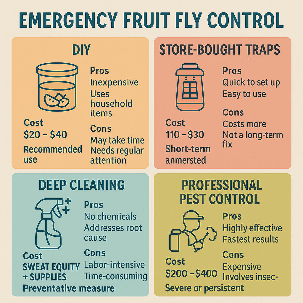 Price of Emergency Fruit Fly Control Johns Creek GA
