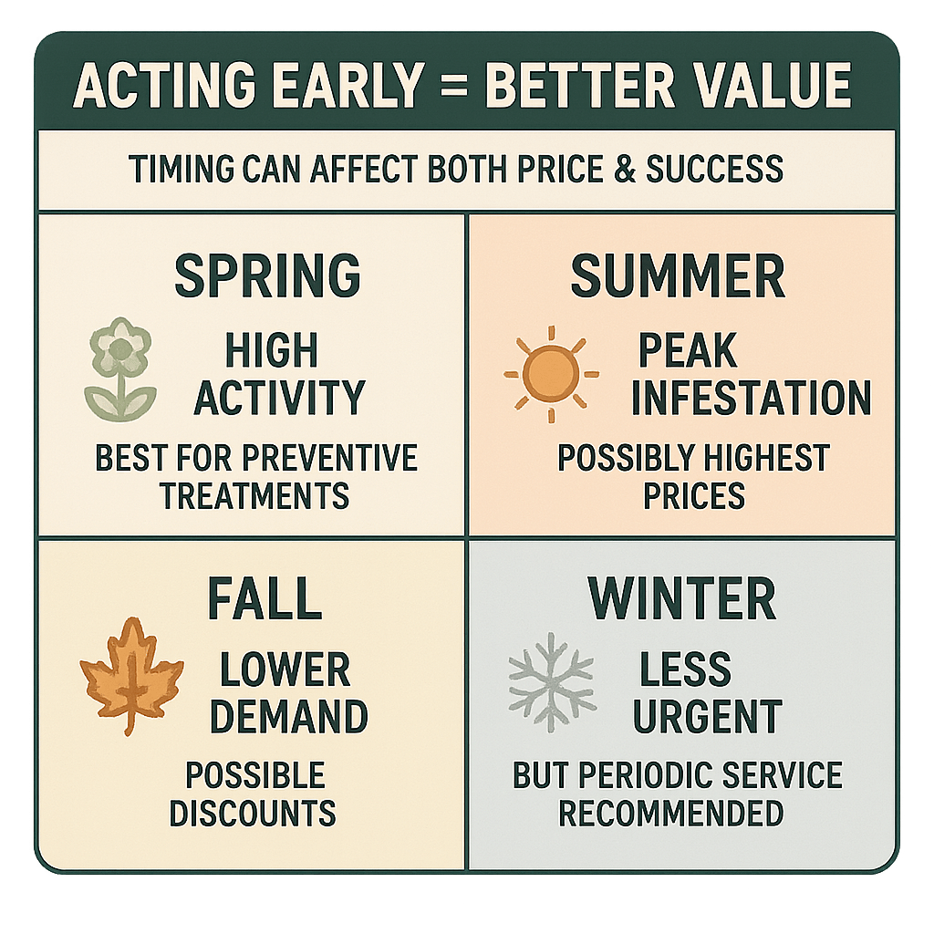 Spring ant control scheduling helps reduce ant control cost Vinings