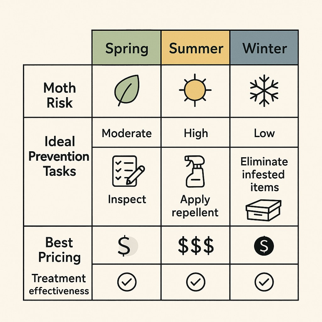When Should You Worry About Moths in Sandy Springs?